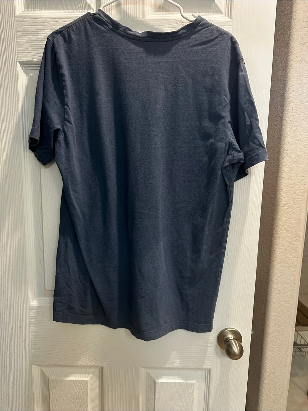 adidas Navy Blue Logo Crew Neck T-Shirt